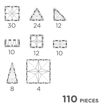 Set de constructie - Inventive Pack Intense | 110 Piese CLEVERCLIXX