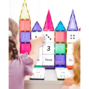 Set magnetic, Learn & Grow, Toppers Numeric Pack, 40 piese, 3 ani+