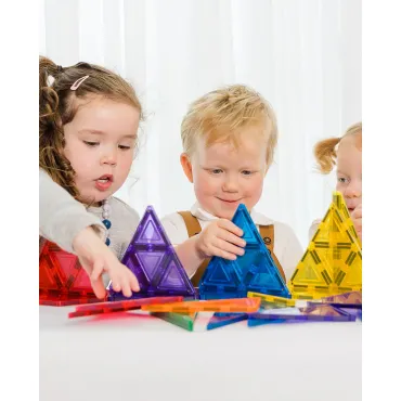 Set de constructie magnetic, Learn & Grow, Geometry Pack, 36 piese, 3 ani+