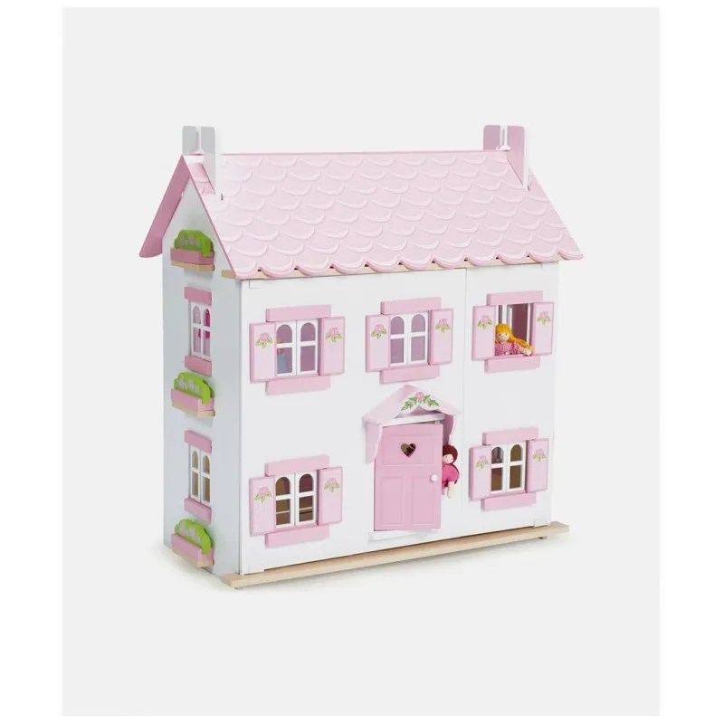 Casuta de papusi a Sofiei, Le Toy Van, roz, din lemn